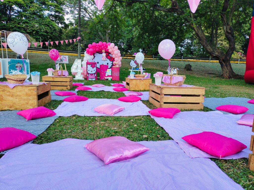 picnic temática Hello kitty