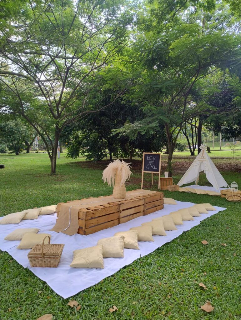 Picnic montaje predeterminado para  26 personas