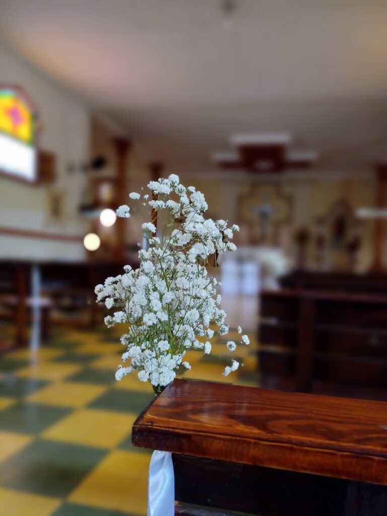 Ramos decorativo en la Iglesia